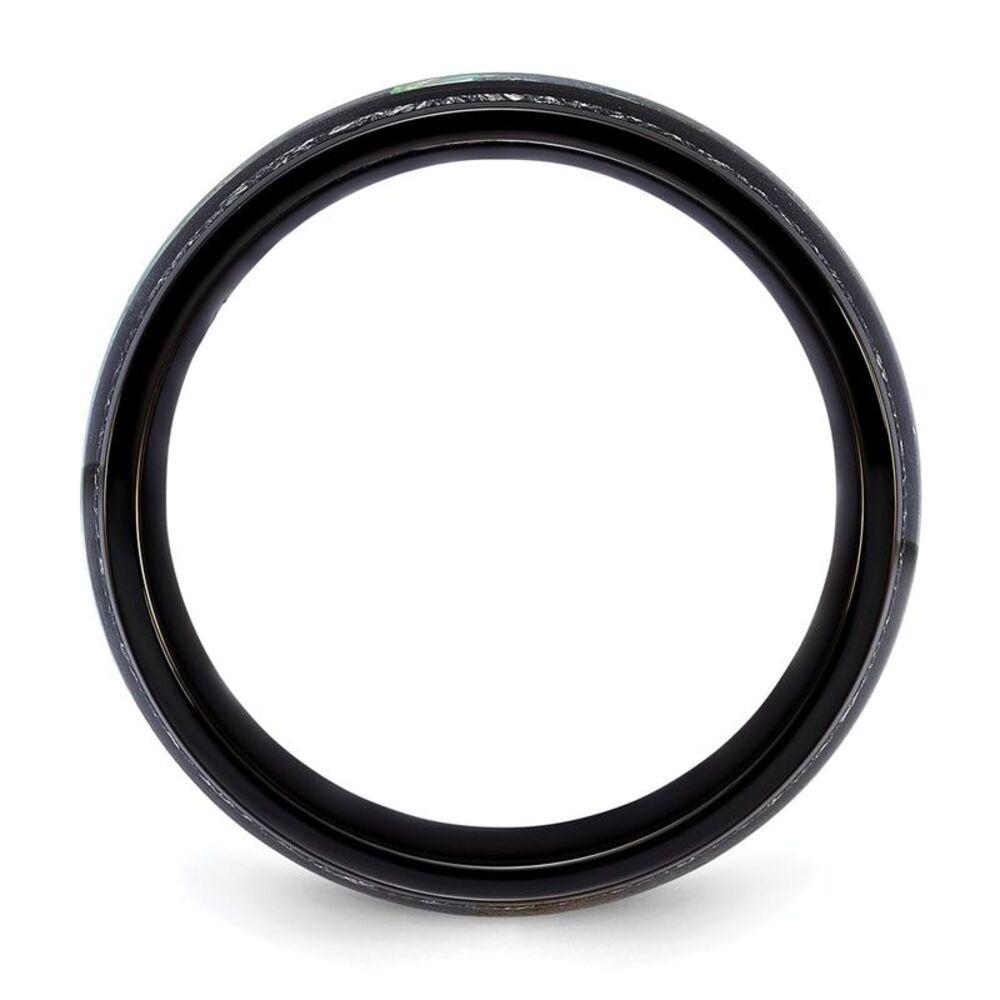 Kazi Luxury Titanium Polished Black Ip-Plated Aba… - image 8